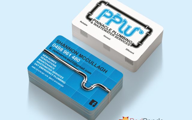 Business Cards - Pinnacle Plumbing & Wastewater Services